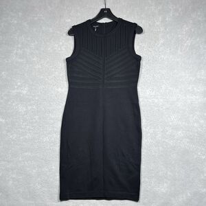Escada Dress Size 36 US Black Sleeveless Cocktail Formal Midi Round Neck
